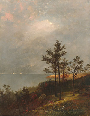 Gathering Storm On Long Island Sound — John Frederick Kensett