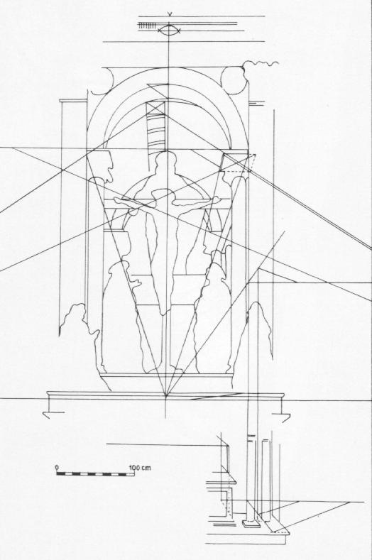 Trinity (scheme Of The Perspective) — Мазаччо
