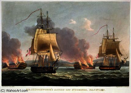 Sir J. T. Duckworth's Action Off St. Domingo — Томас Уиткомб