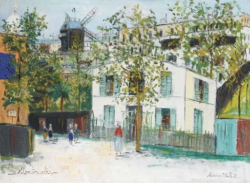 Streets Of Montmartre — Maurice Utrillo