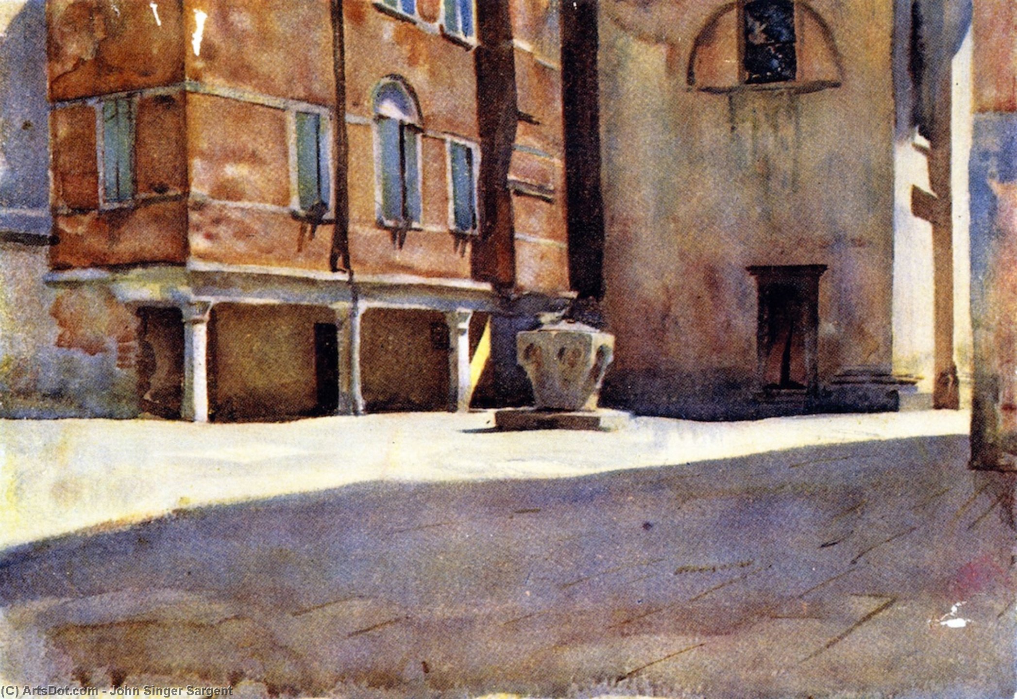 Campo San Canciano, Venice (also Known As A Piazza At Venice) — John Singer Sargent
