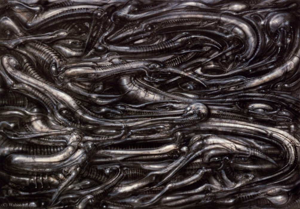 Hr Giger Biomechanicallandscape - (009) — H.r. Giger