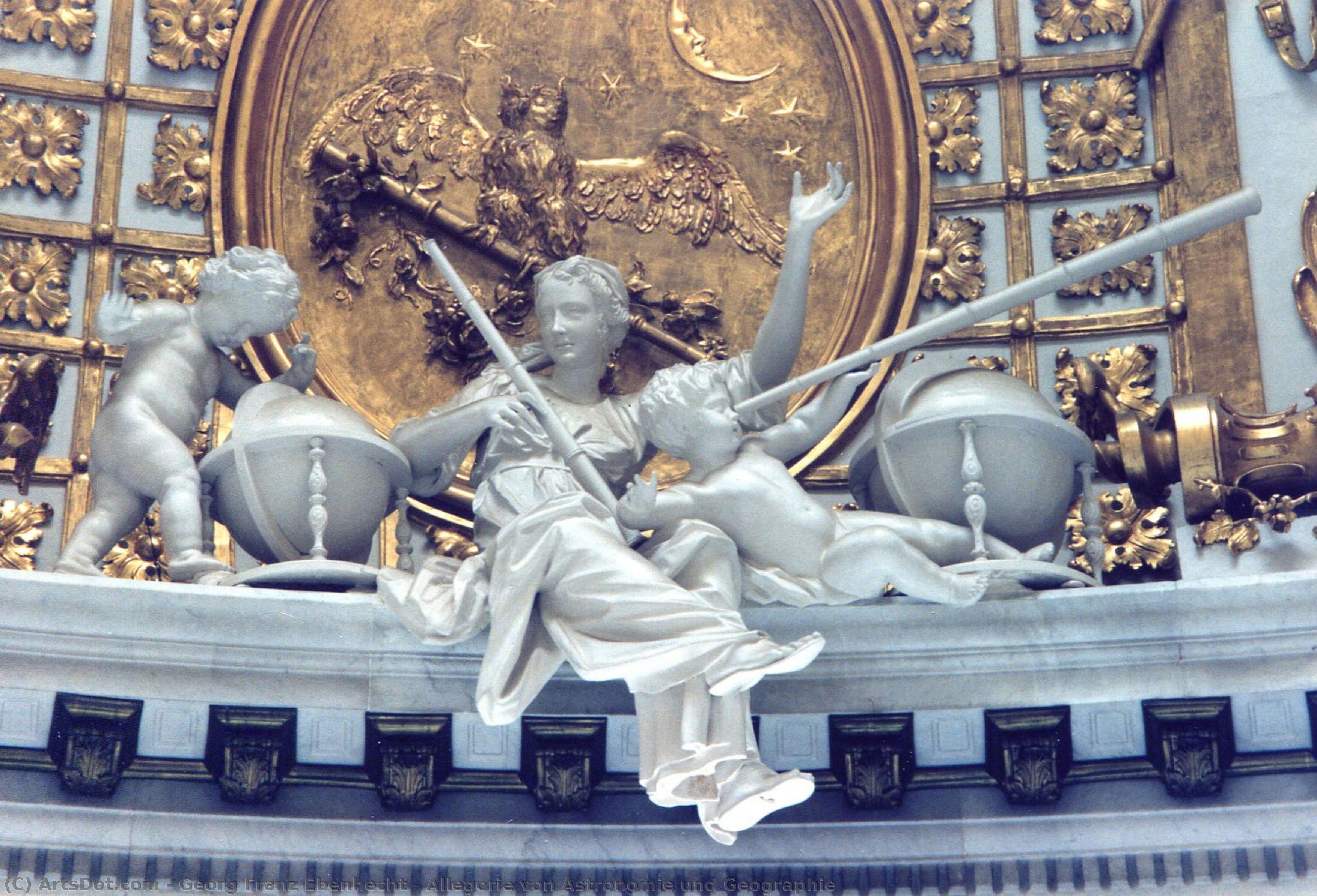 Allegorie Von Astronomie Und Geographie — Georg Franz Ebenhecht