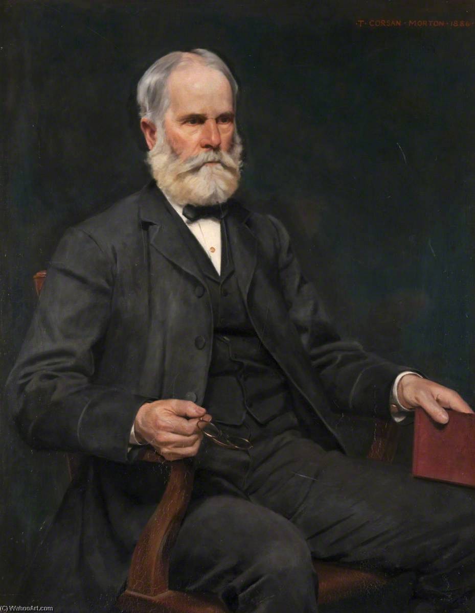 James Morton, Md, President Of The Faculty Of Physicians And Surgeons Of Glasgow (1886–1889) — Thomas Corsan Morton
