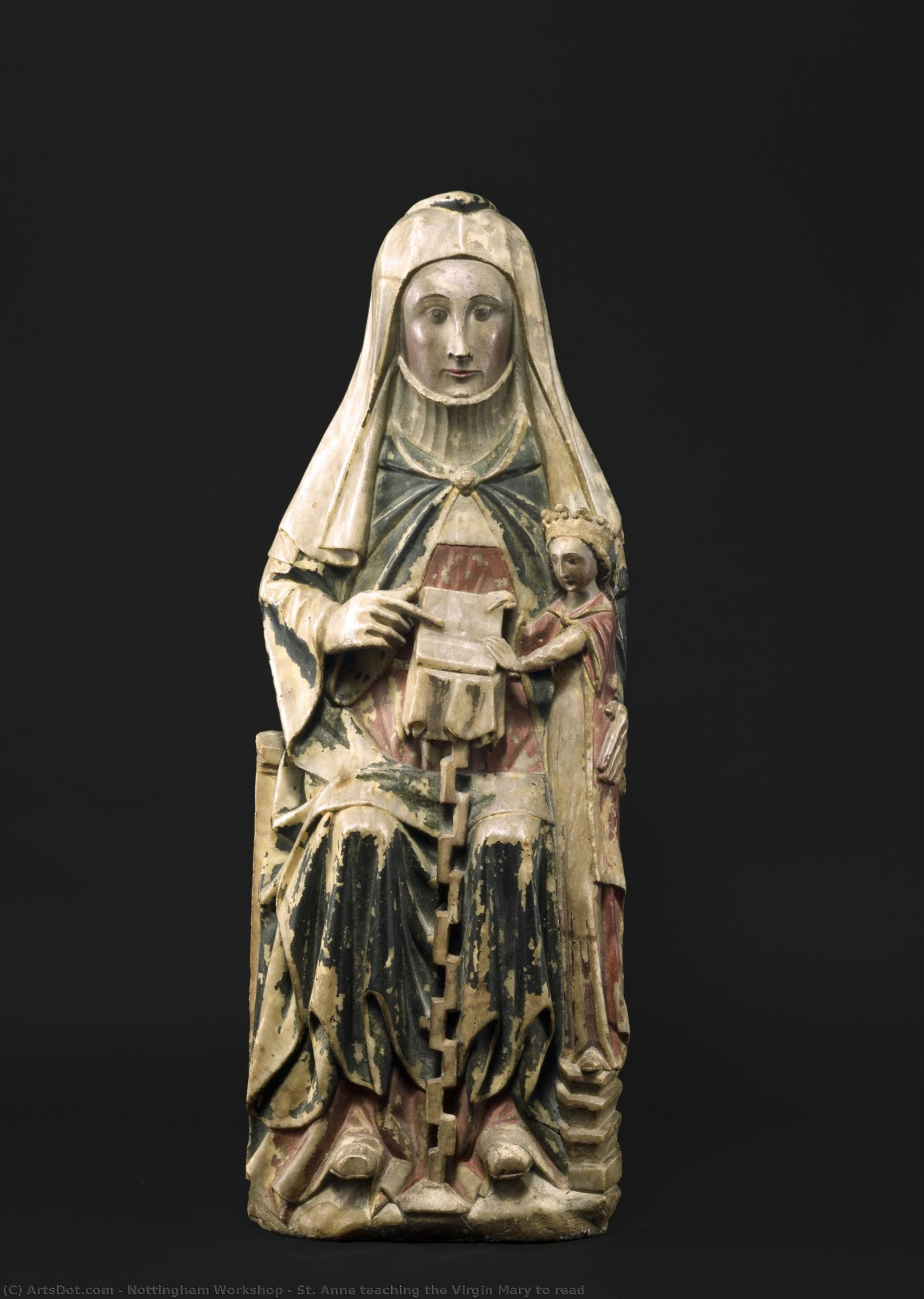 St. Anne Teaching The Virgin Mary To Read — Nottingham Workshop