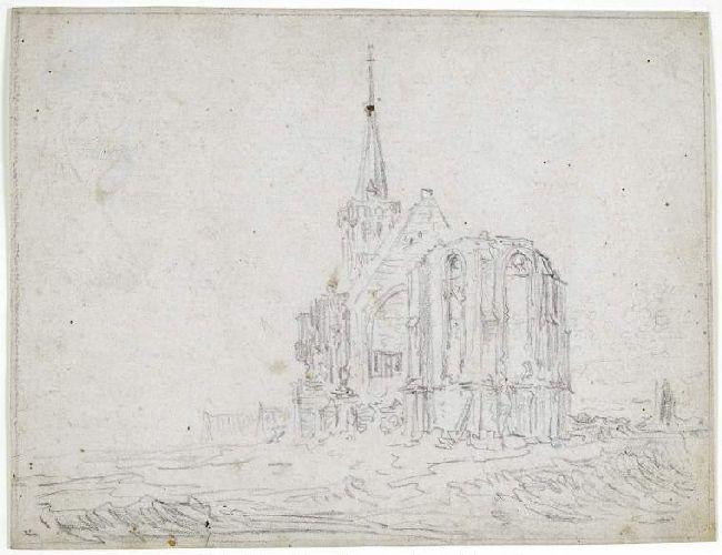 A Ruined Church — Jan Josephszoon Van Goyen