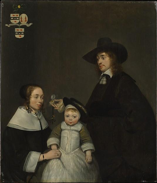 The Van Moerkerken Family — Gerard Ter Borch The Younger