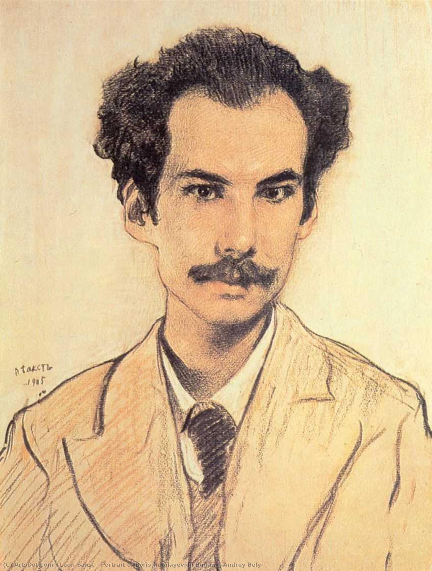 Portrait Of Boris Nikolayevich Bugaev (andrey Bely) — Léon Bakst