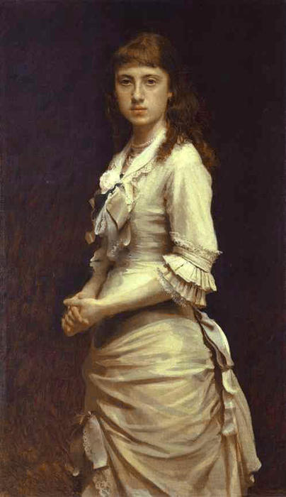 Portrait Of Sophia Kramskaya, The Artist's Daughter — Ivan Nikolajewitsch Kramskoj