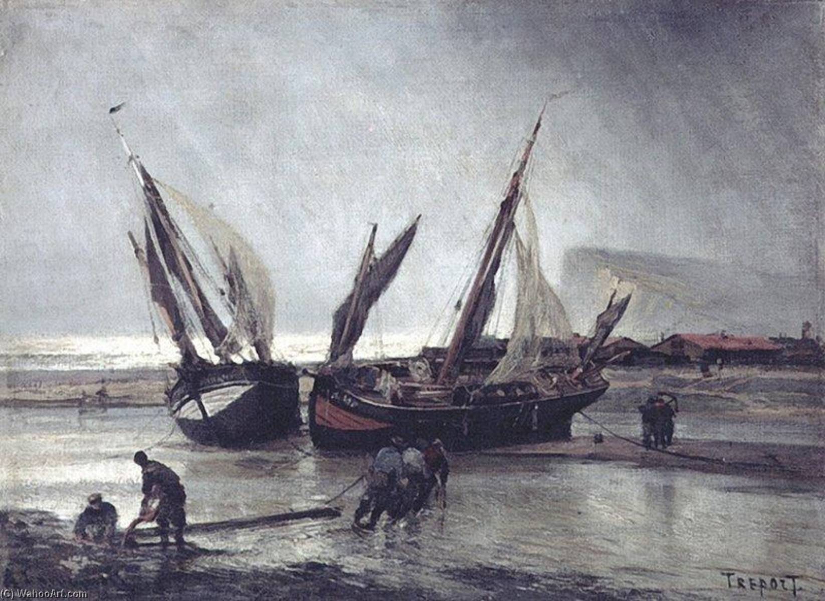 Low Tide In Treport — Alexei Petrovich Bogoliubov