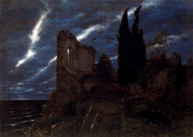 Ruine En Bord De Mer — Arnold Böcklin