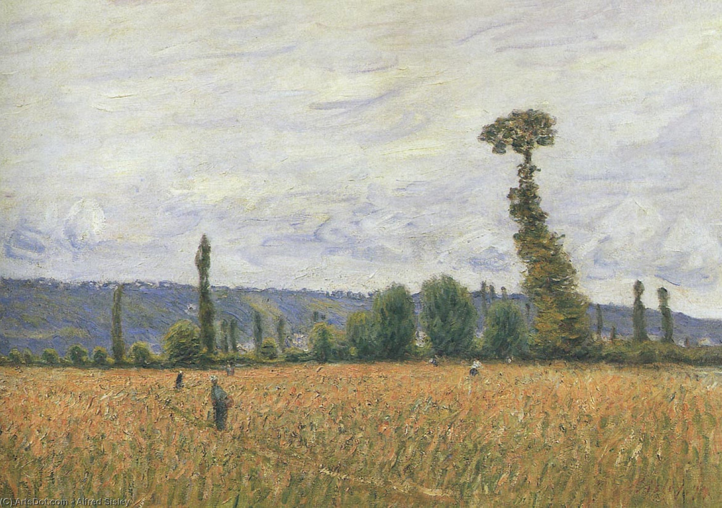 The Hills Of La Bouille — Alfred Sisley