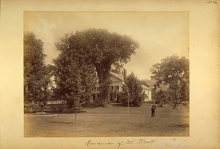 Residence Of Mr. Alcott, From The Album Views Of Charlestown, New Hampshire — Gotthelf Pach