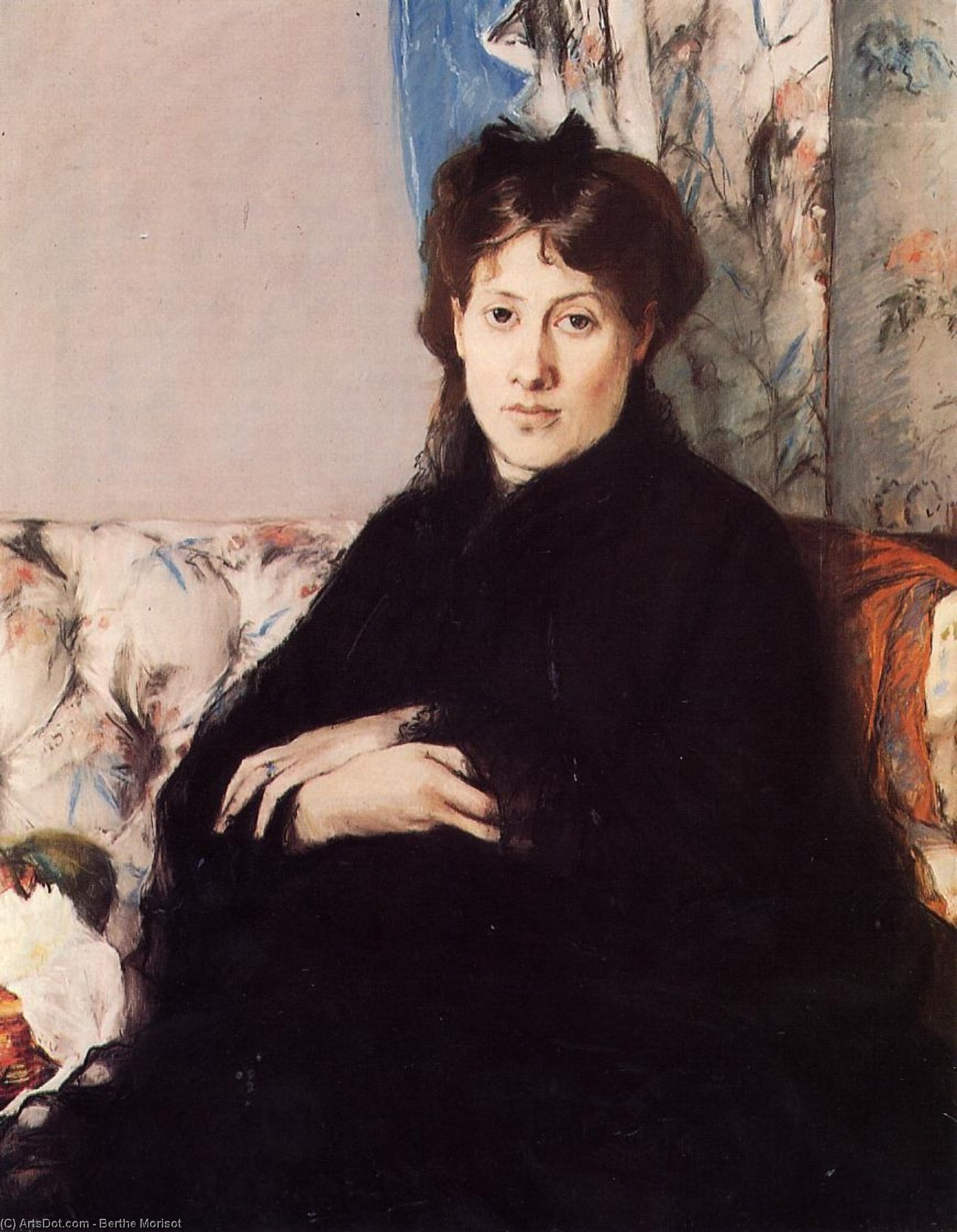 Porträt Von Madame Edma Pontillon — Berthe Morisot
