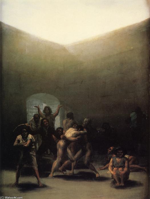 Courtyard With Lunatics — Гойя