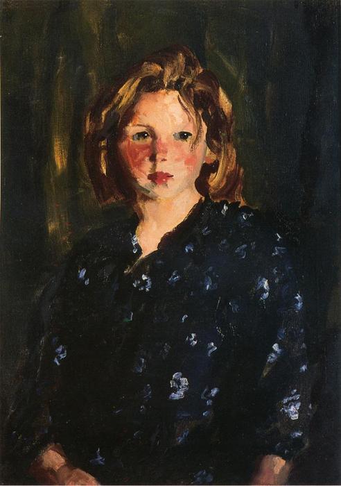 Portrait Of A Young Girl — Robert Henri
