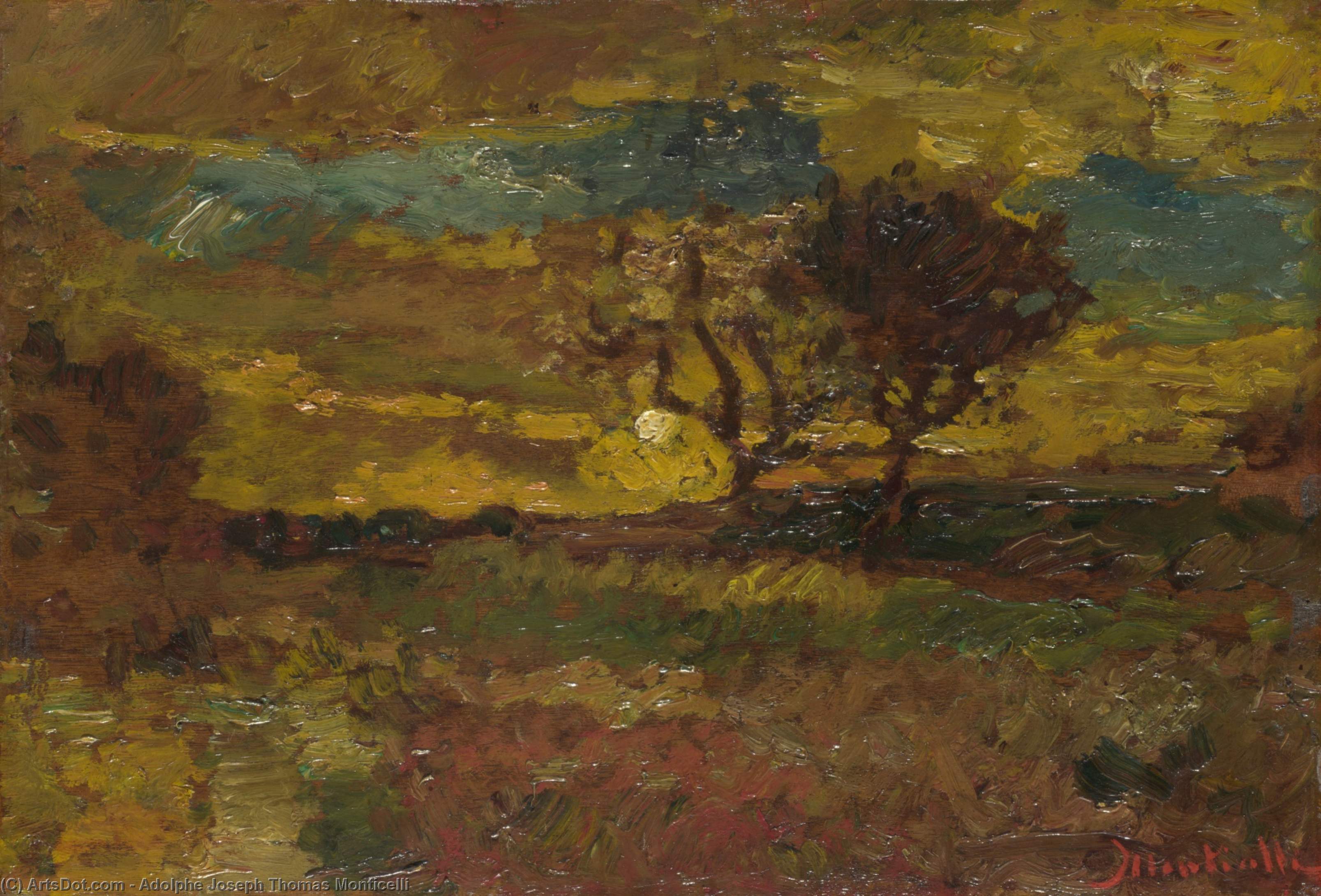 Sunrise — Adolphe Joseph Thomas Monticelli