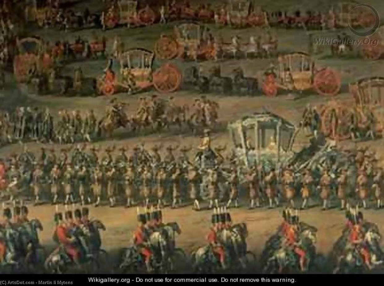 The Arrival Of Isabella Of Parma On The Occasion — Martin Ii Mytens