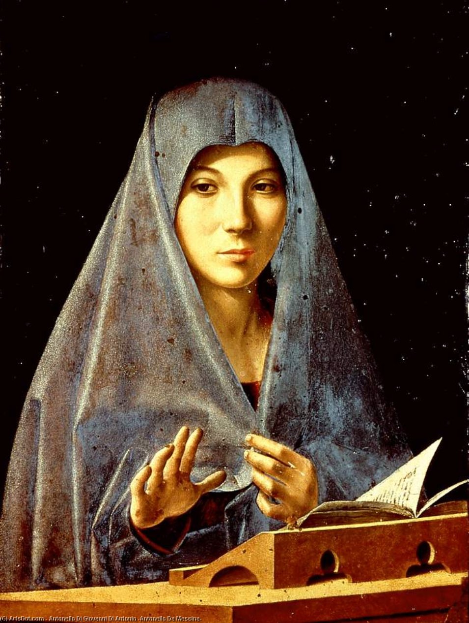 The Virgin Annunciate — Antonello Di Giovanni Di Antonio (antonello Da Messina)