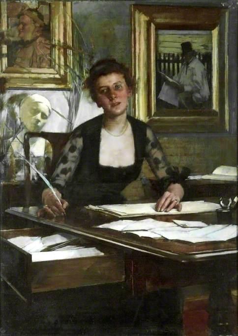 Portrait Of The Artist's Wife — Henry Herbert La Thangue