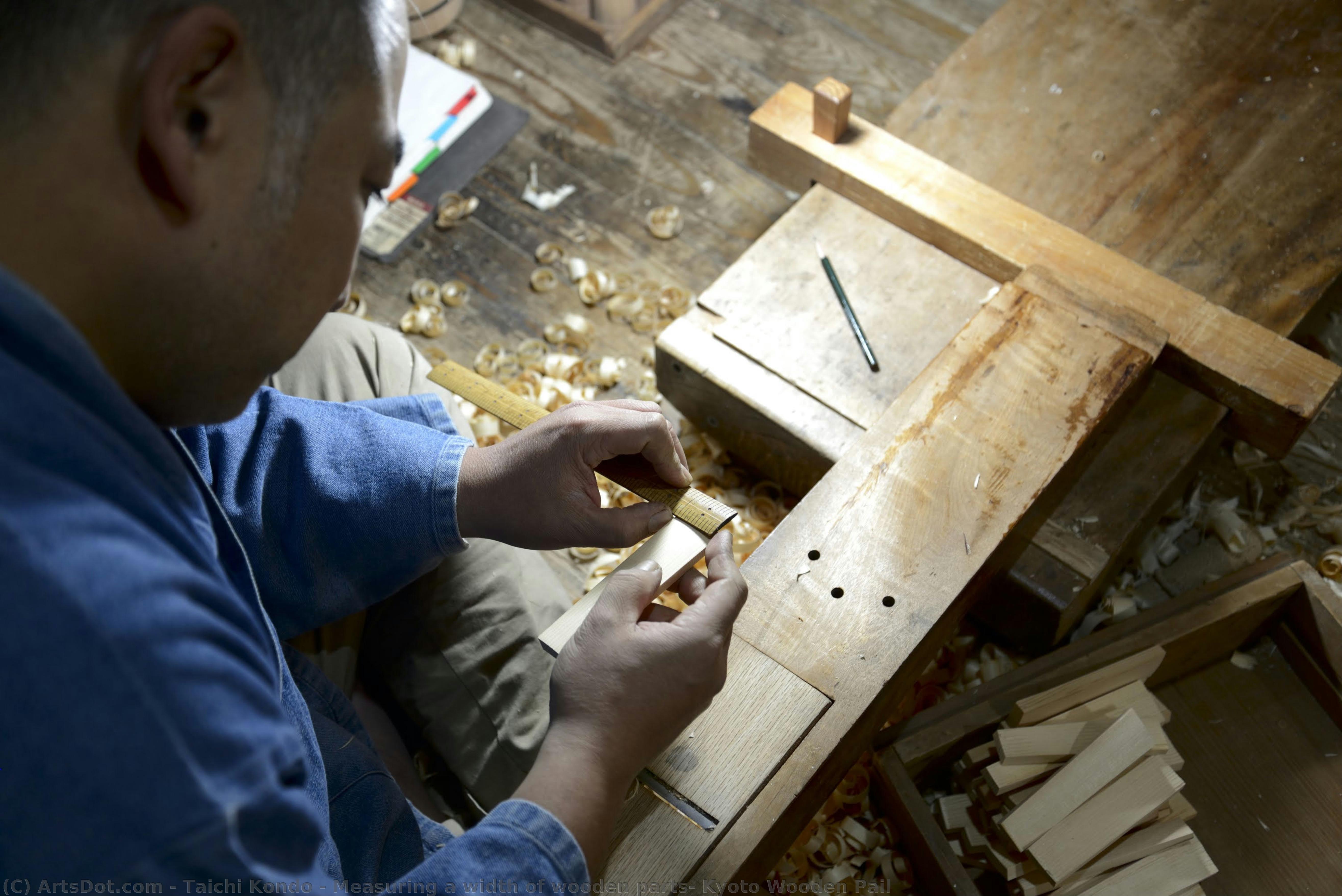 Measuring A Width Of Wooden Parts, Kyoto Wooden Pail — Taichi Kondo