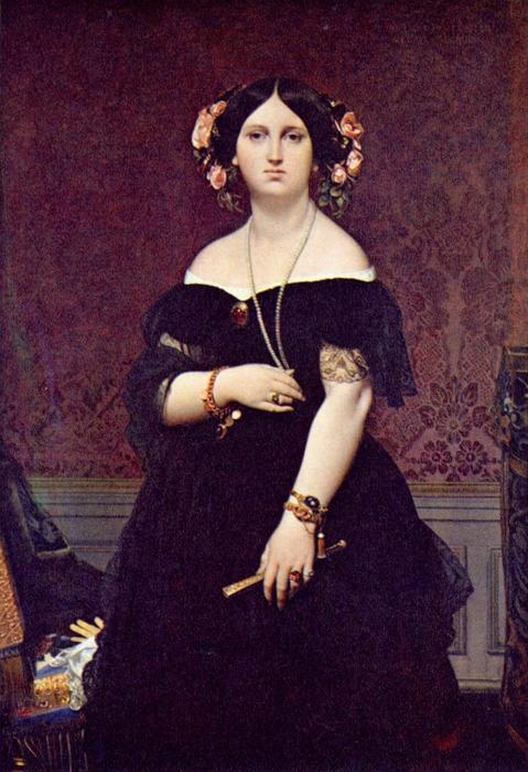 Porträt Der Madame Moitessier — Jean-auguste-dominique Ingres