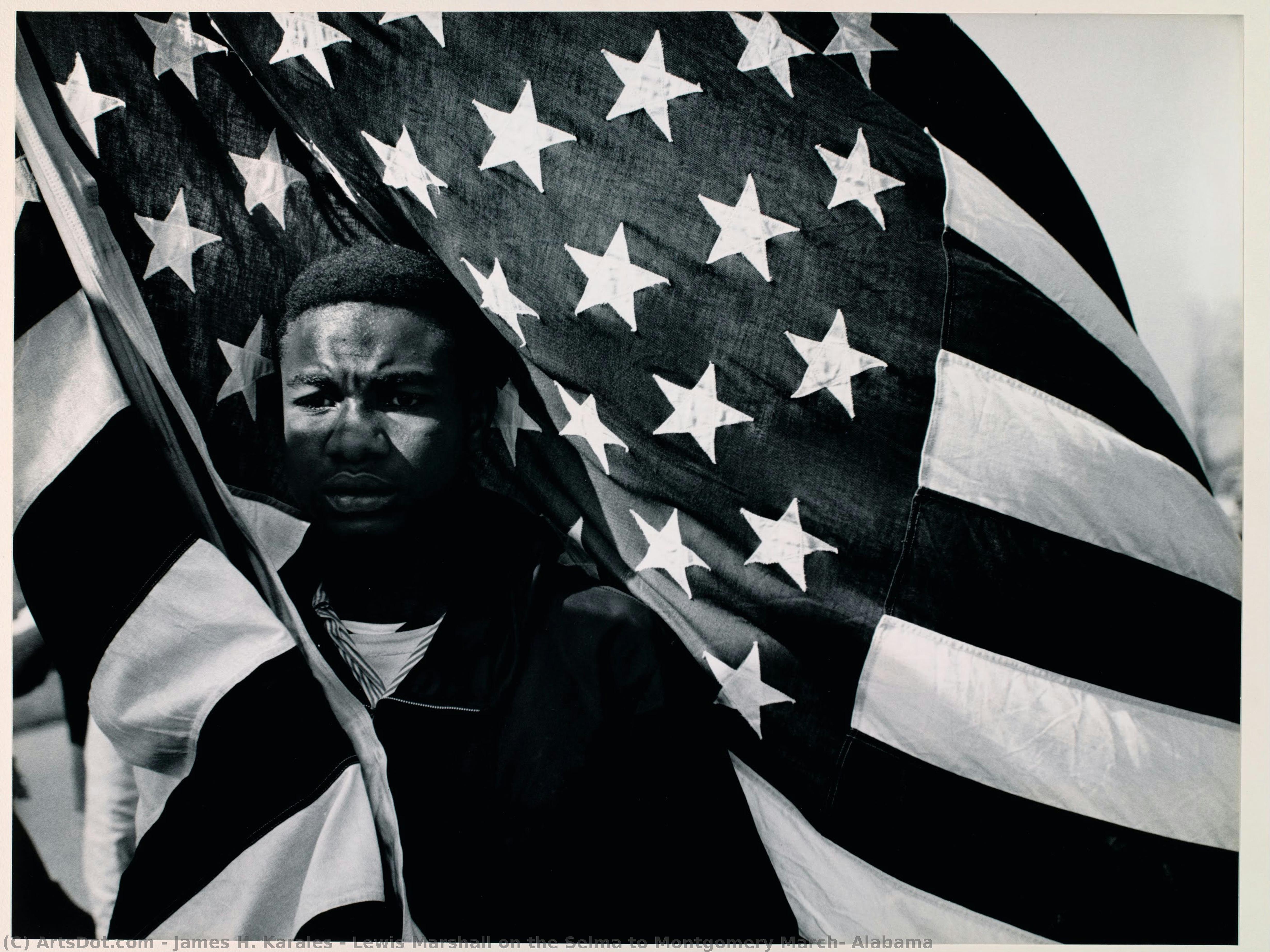 Lewis Marshall On The Selma To Montgomery March, Alabama — James H. Karales