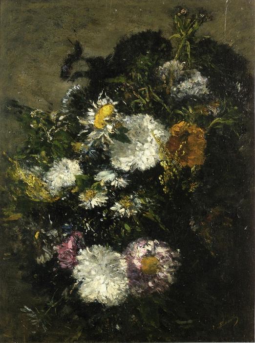 Study Of Daises — Eugène Ludović Boudin
