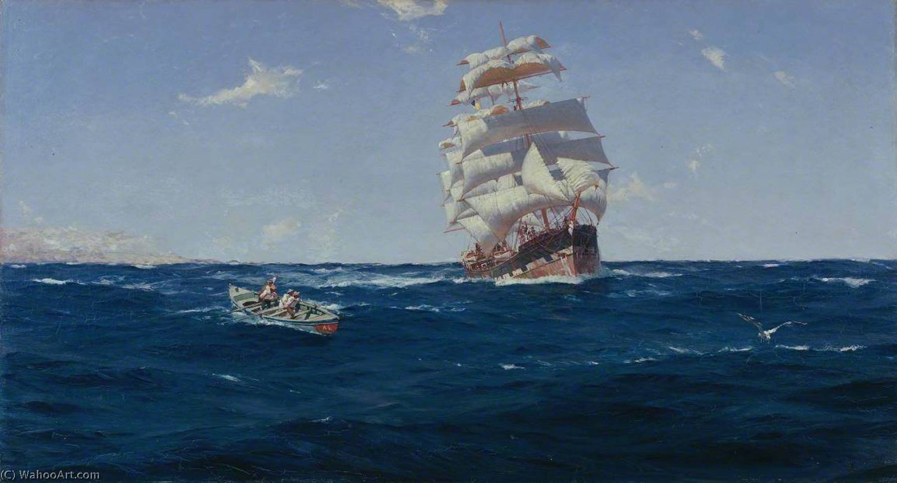 Off Valparaiso — Thomas Jacques Somerscales