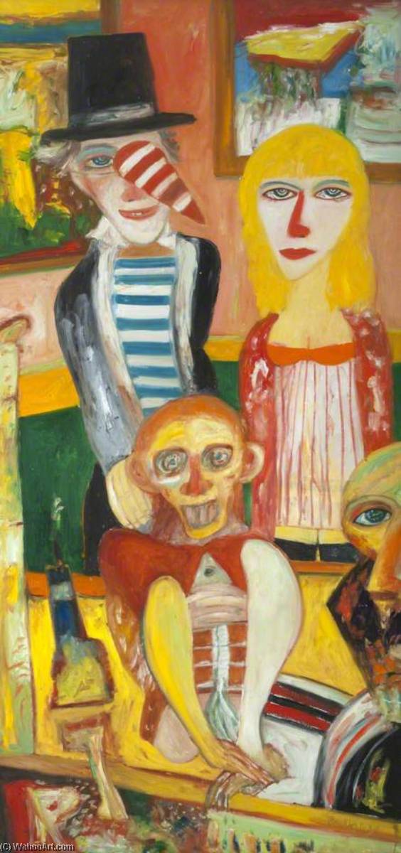 Idyllic Childhood Memories (triptych, Left Panel) — John Bellany Cbe Ra