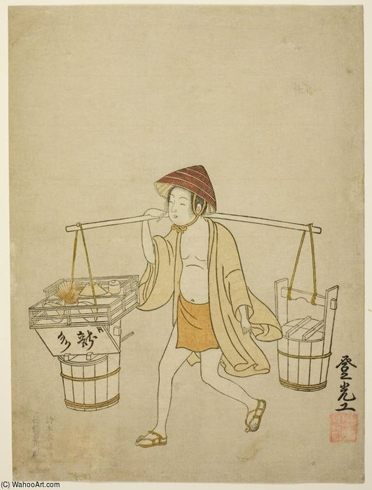 A Water Seller — Suzuki Harunobu