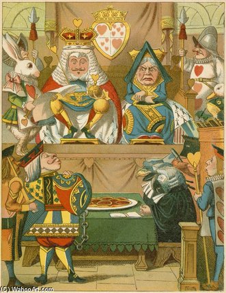 The Trial In Alice's Adventures In Wonderland — Sir John Tenniel