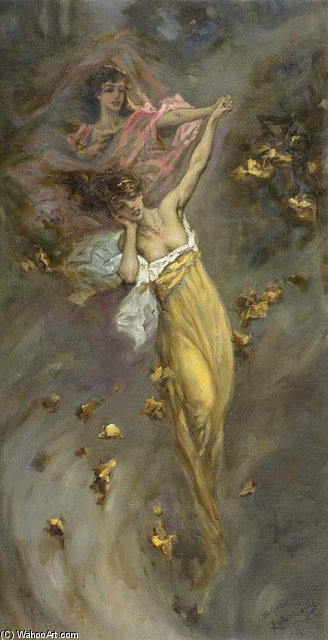 The Dance Of Leaves — Vasily Alexandrovich Kotarbinsky
