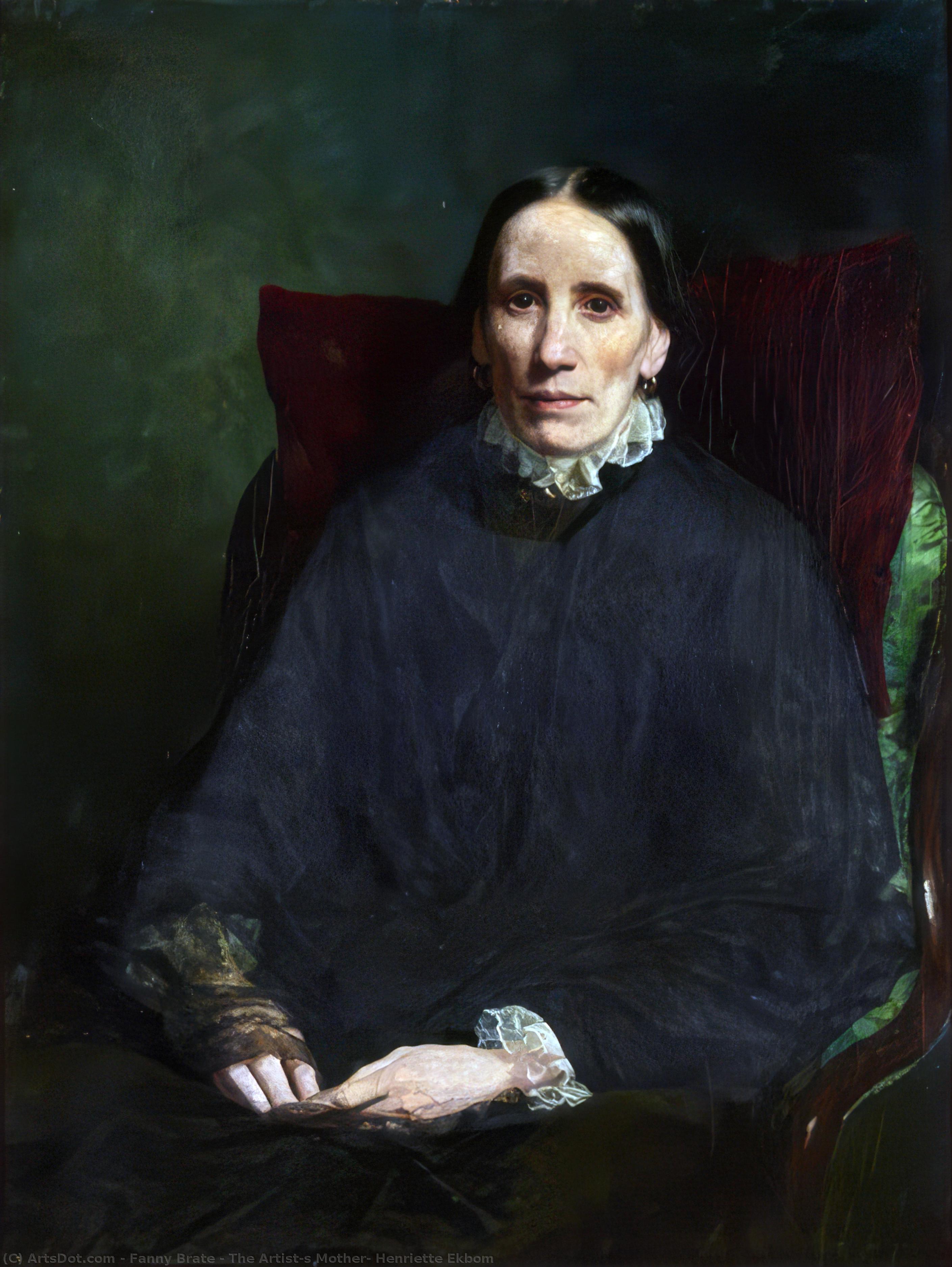 The Artist's Mother, Henriette Ekbom — Fani Brate