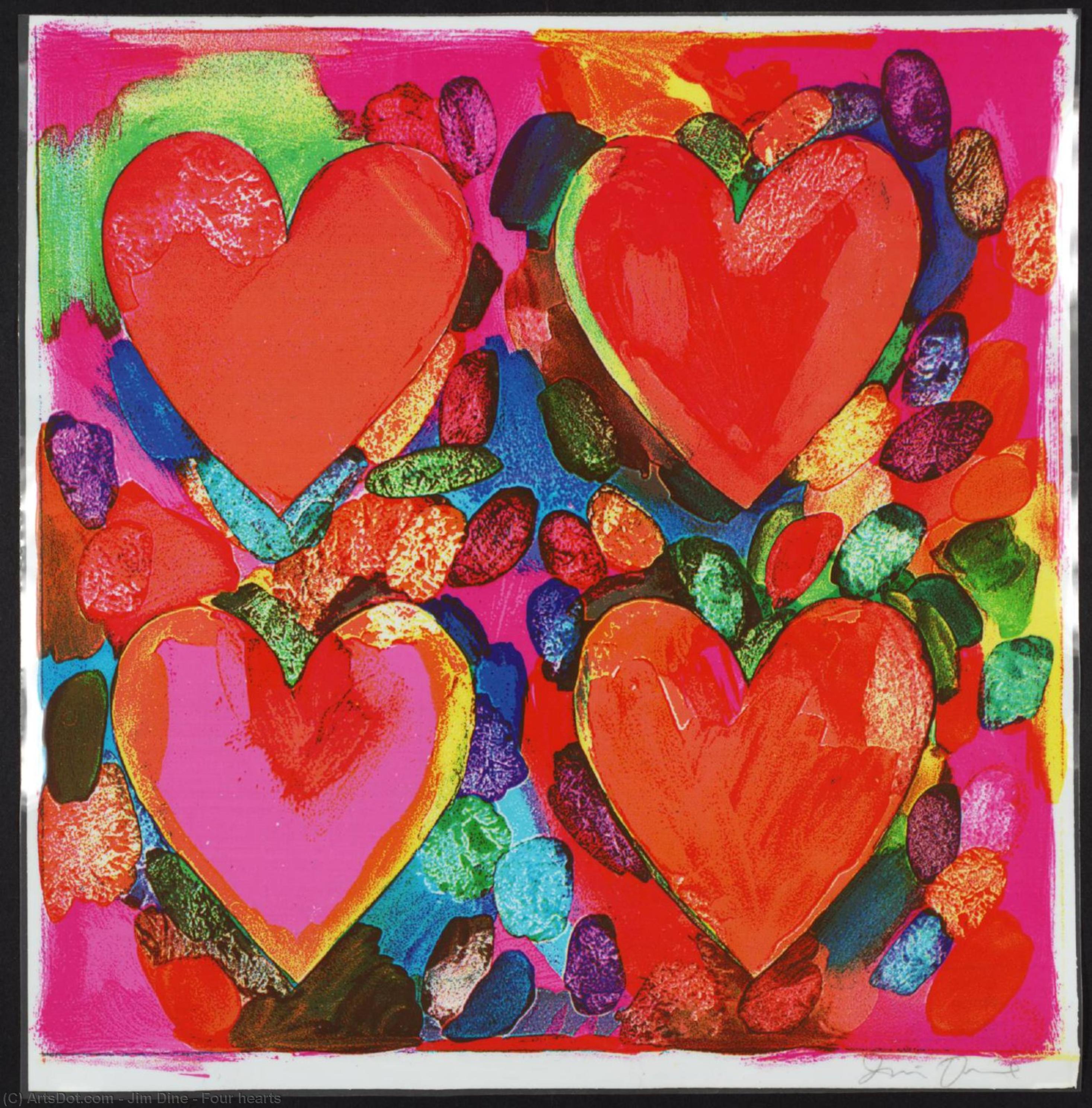Four Hearts — Jim Dine