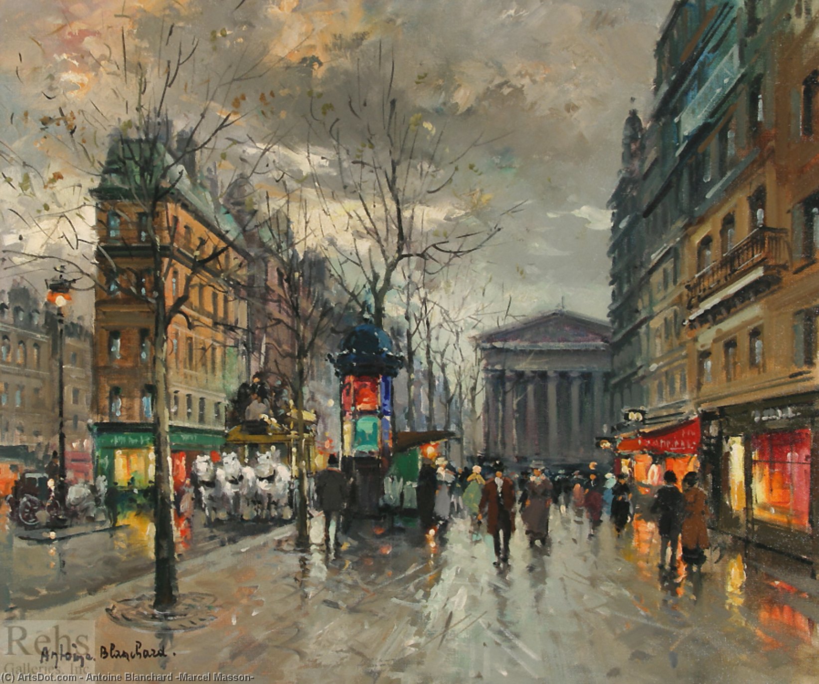 La Rue Tronchet Paris — Antoine Blanchard (marcel Masson)