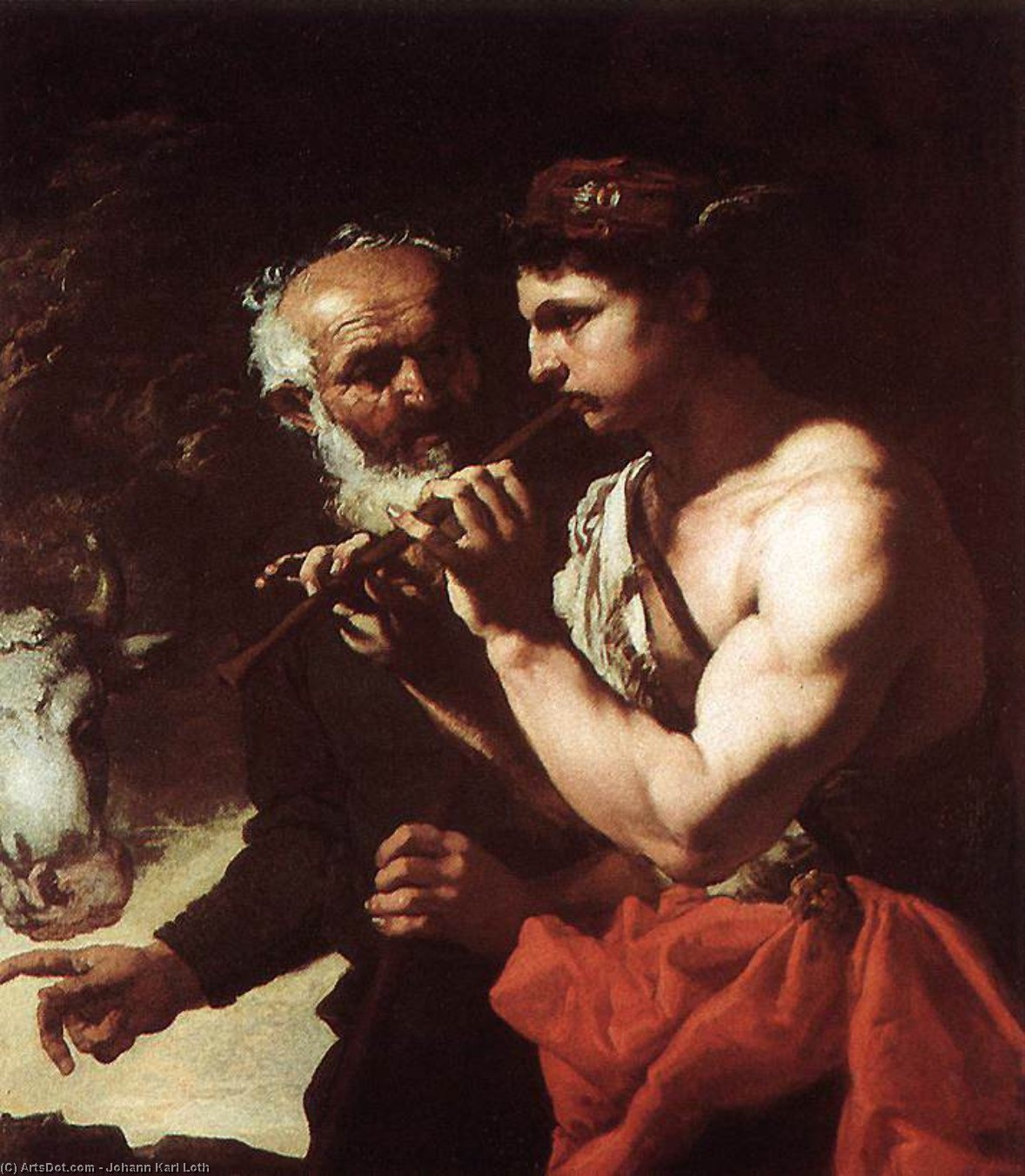 Mercury Piping To Argus — Johann Karl Loth