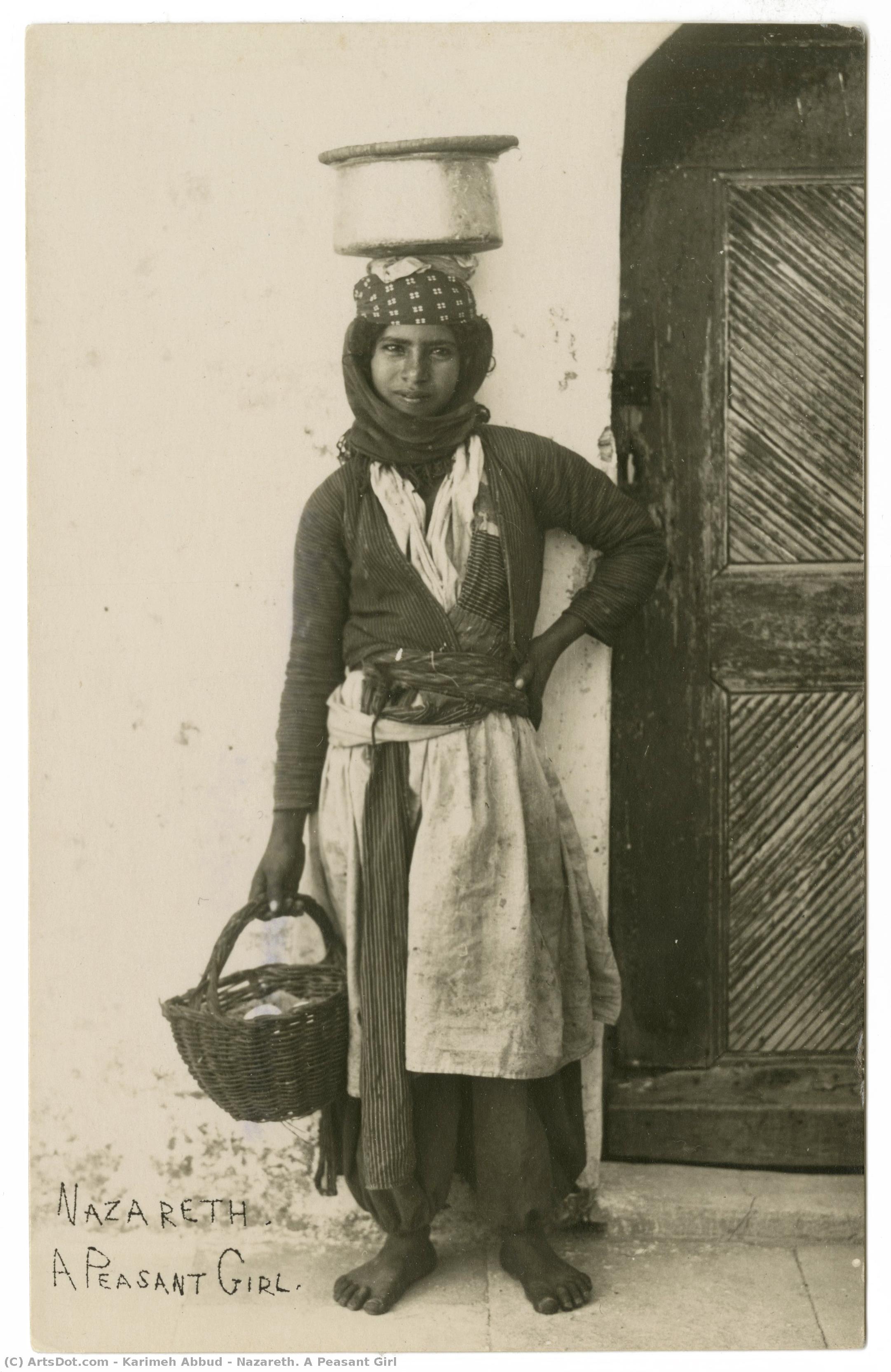 Nazareth. A Peasant Girl — Karimeh Abboud