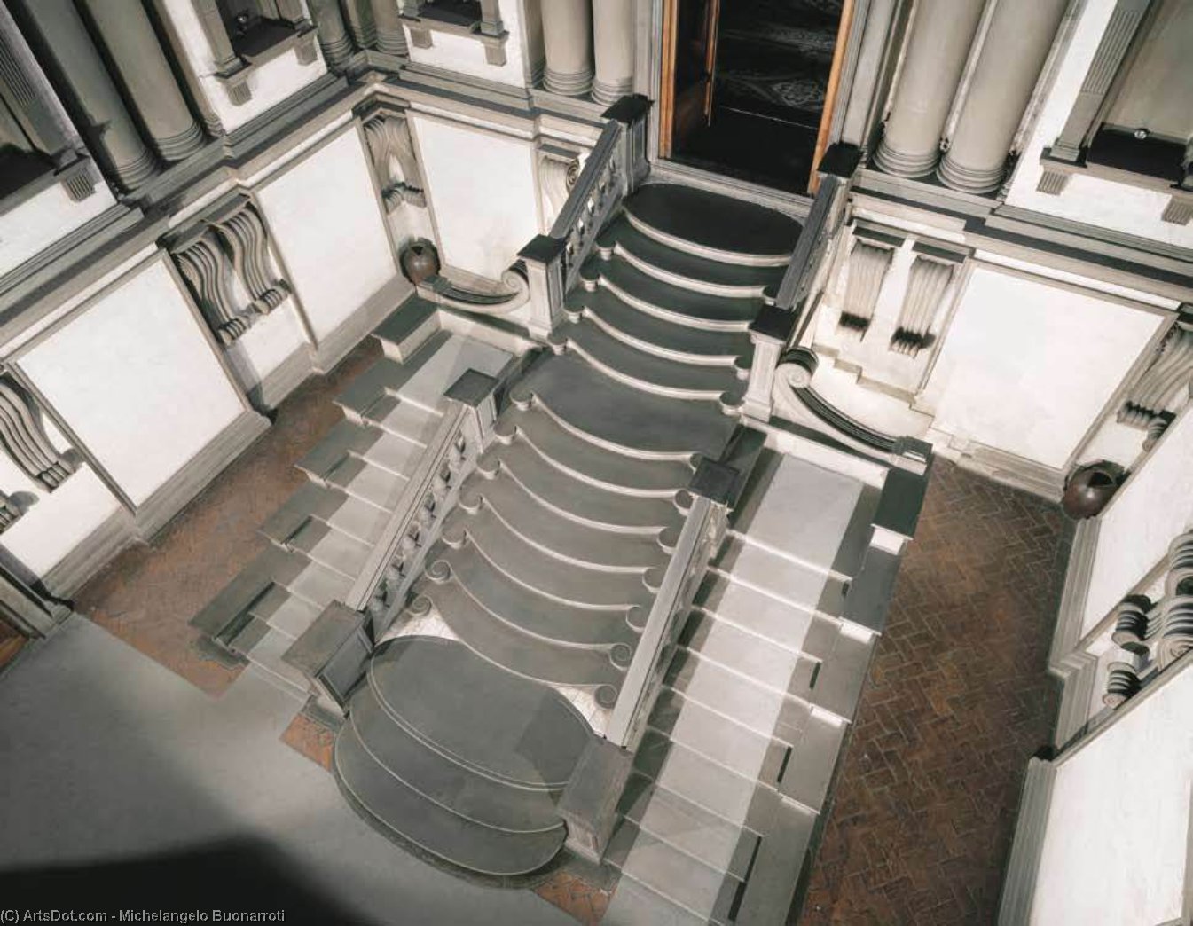 Escalinata En El Vestíbulo — Miguel Ángel