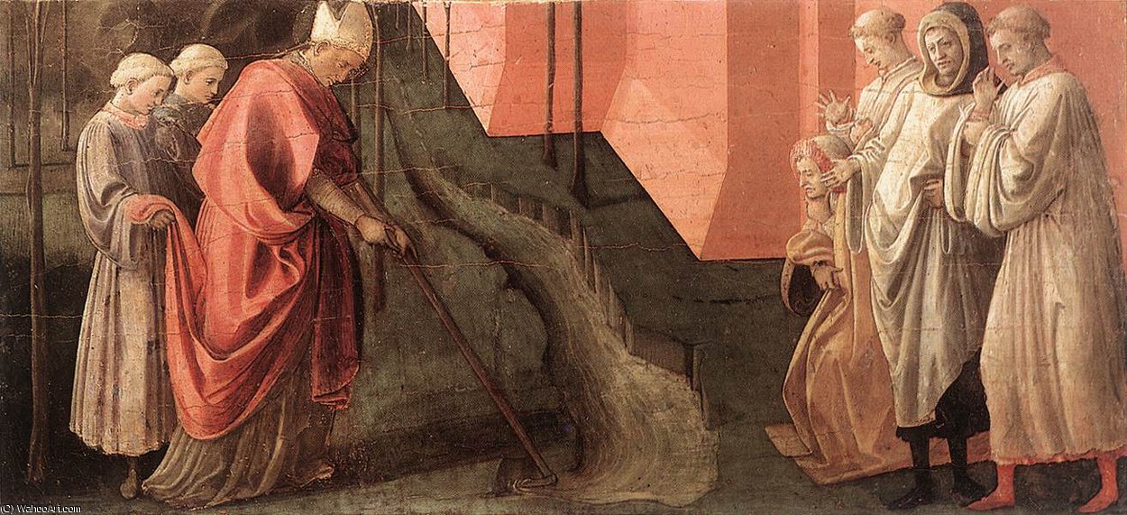 Fredianus Diverts The River Serchio (14st) — Filippo Di Tommaso Lippi