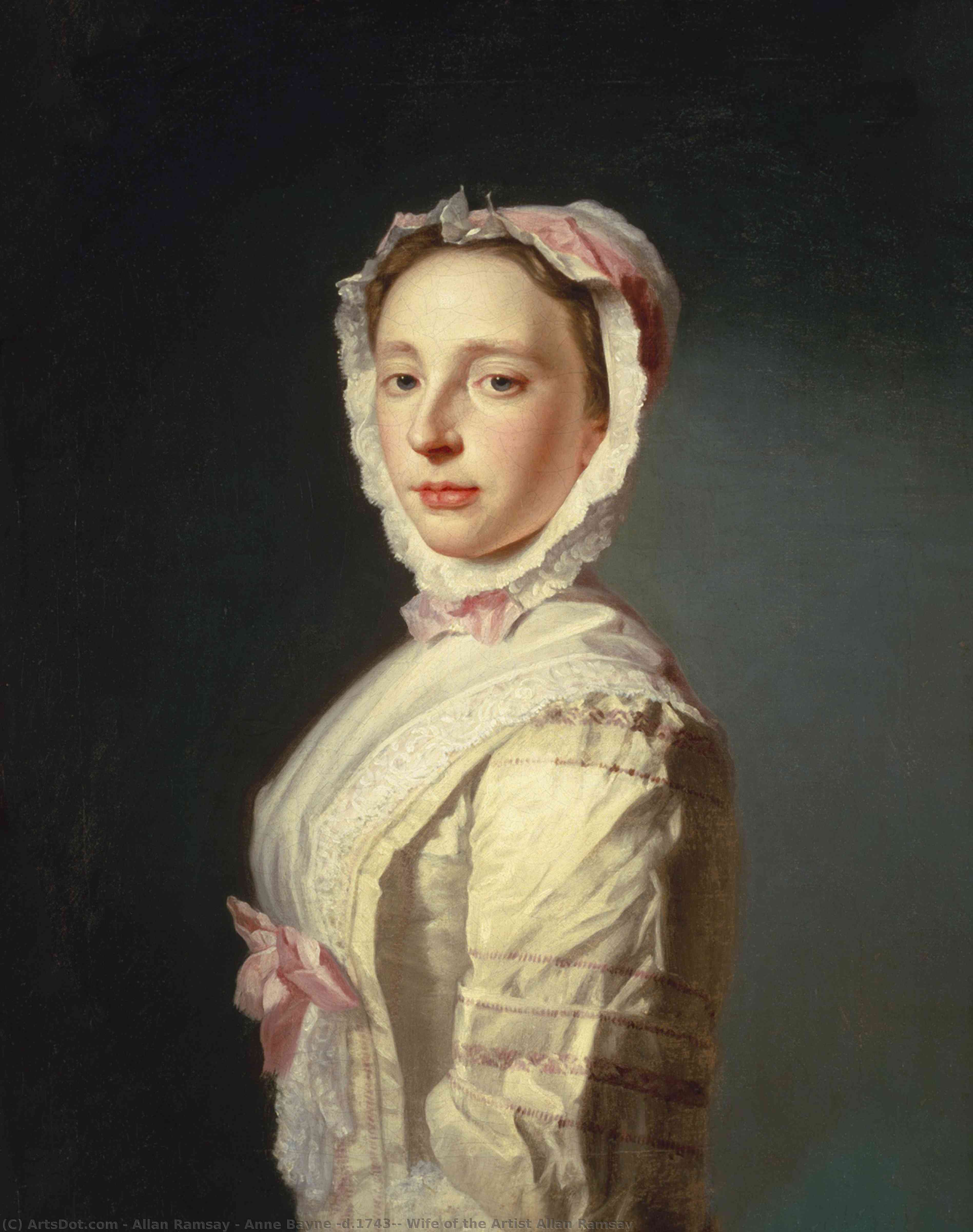 Anne Bayne (d.1743), Wife Of The Artist Allan Ramsay — Alan Ramsaj