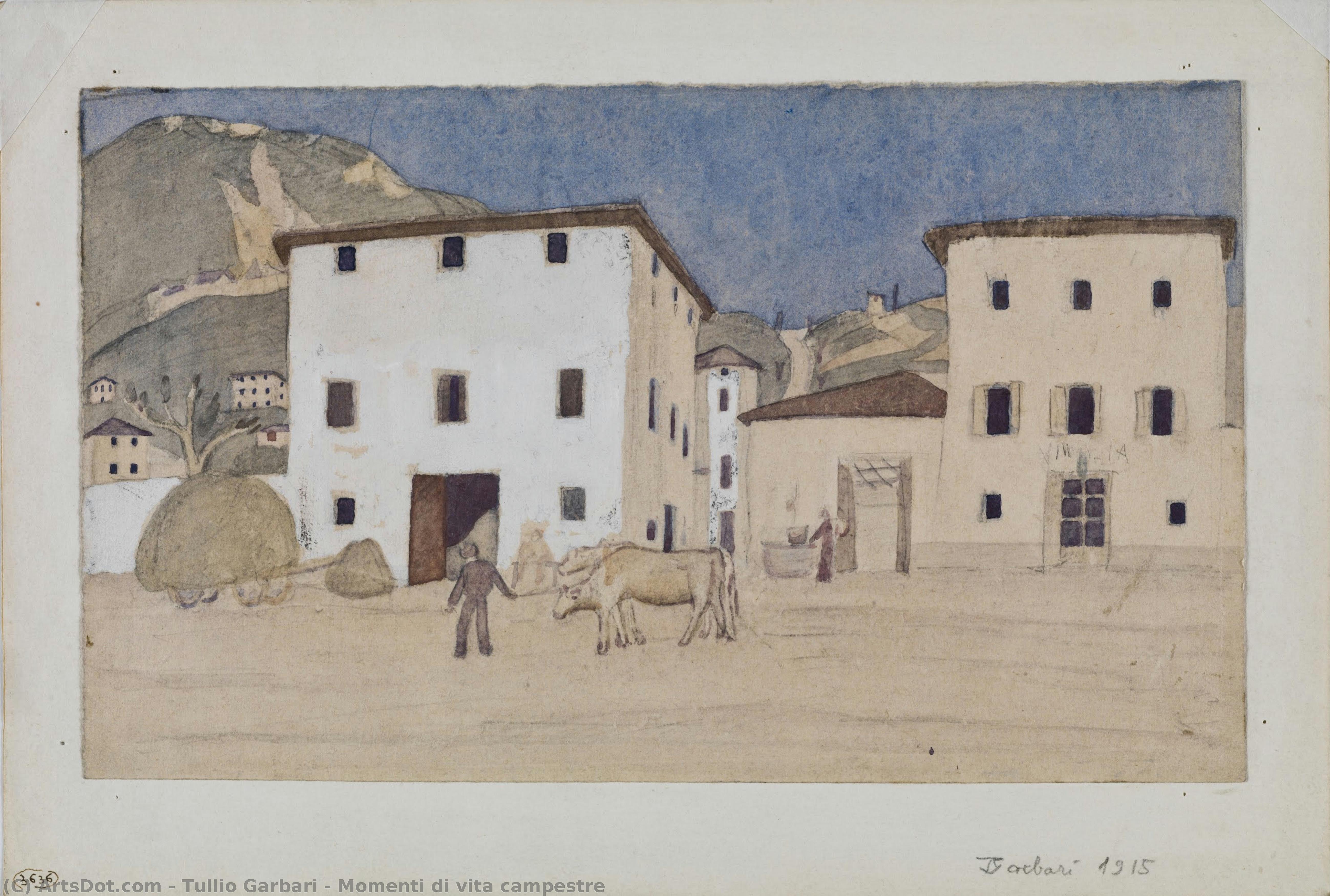 Momenti Di Vita Campestre — Tullio Garbari
