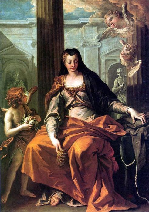 St Elisabeth Of Hungary — Sebastiano Ricci