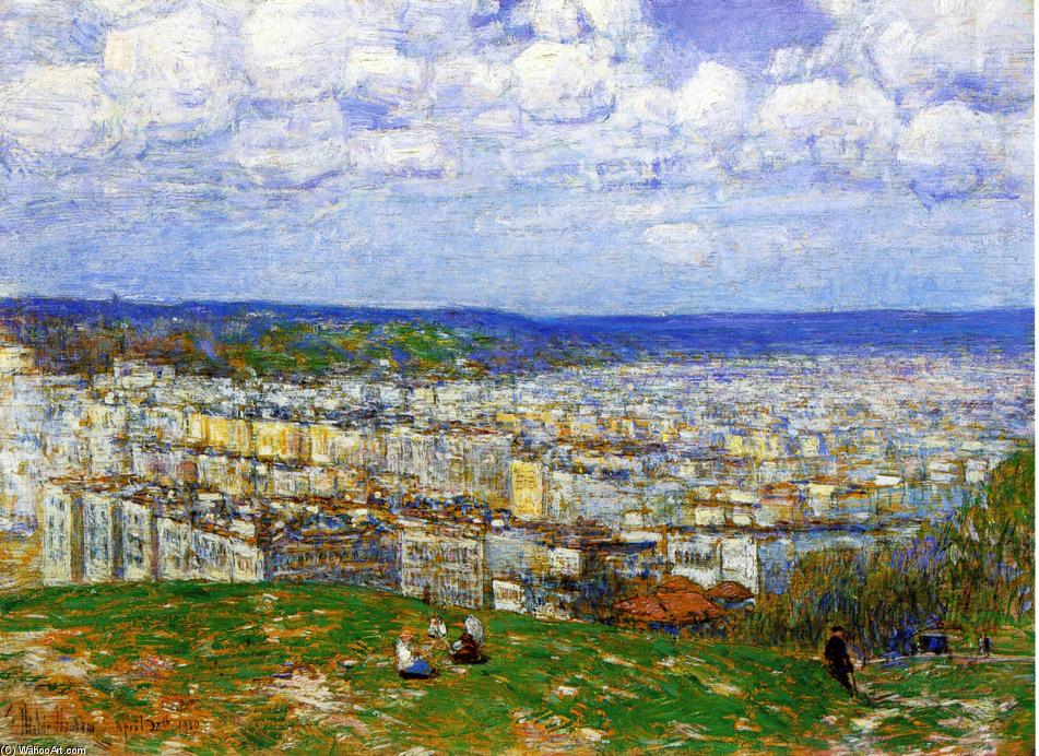 View Of New York From The Top Of Fort George — Frederick Childe Hassam