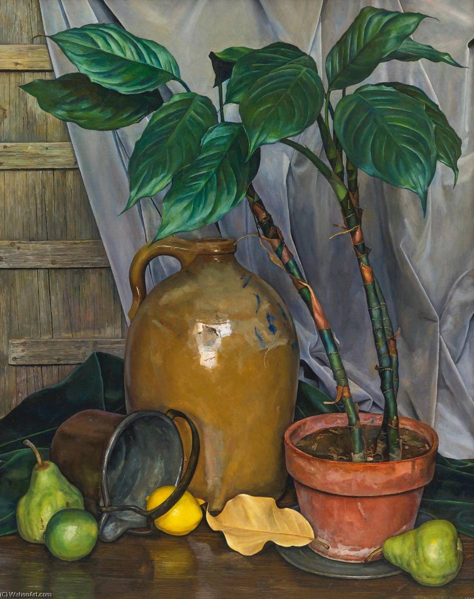 Arrangment In Grey And Green — Luigi Lucioni