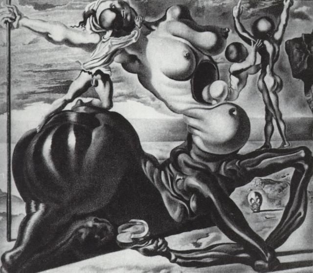 La Familia De Centauros Marsupiales — Salvador Dalí