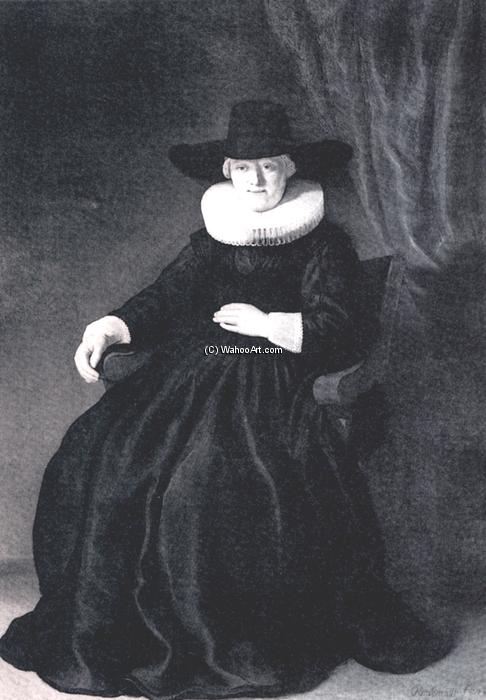 Portrait Of Maria Bockenolle — Rembrandt Van Rijn