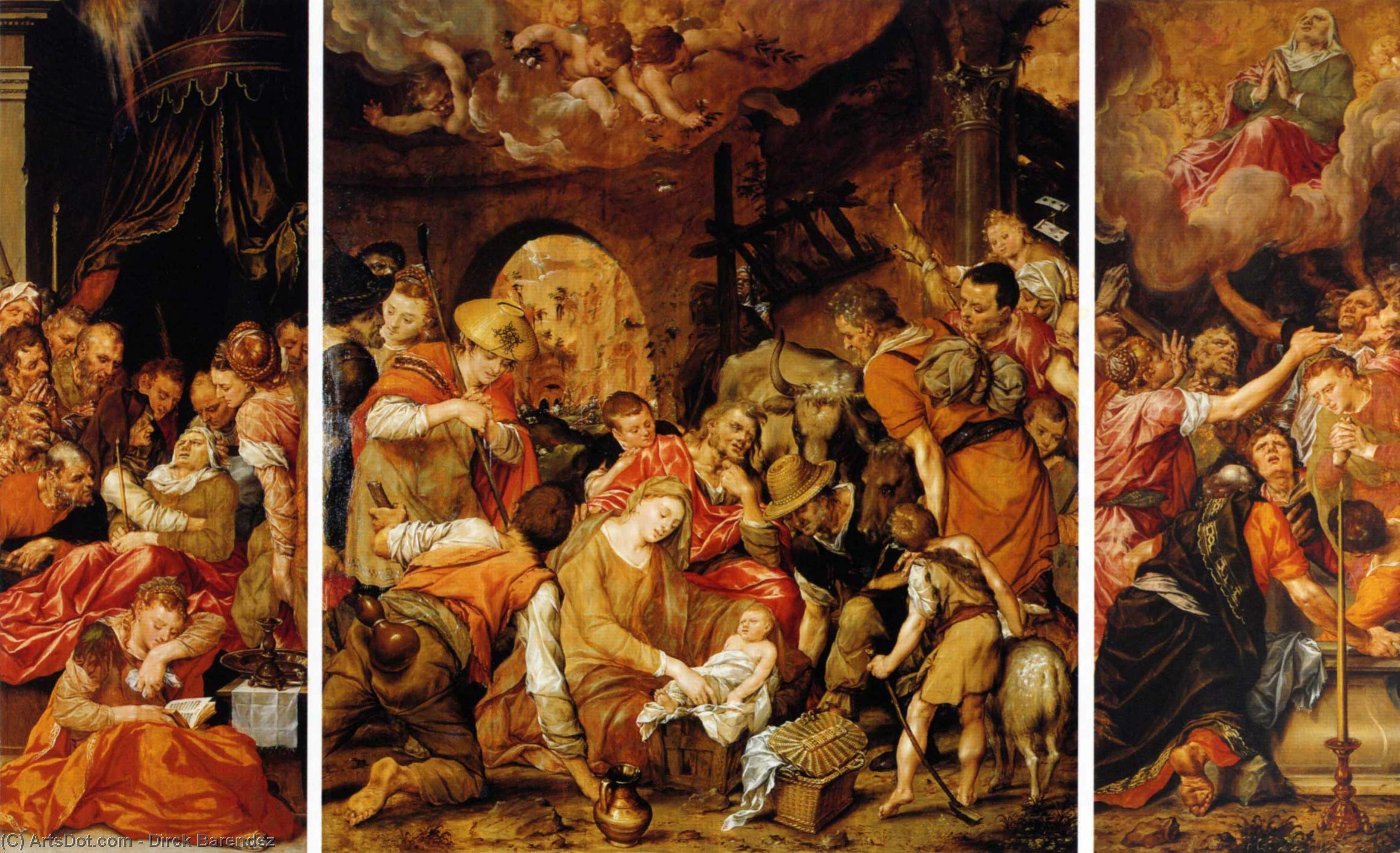 Triptych St. John's Church Gouda — Dirck Barendsz