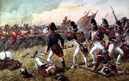 The 3rd Regiment Of Foot Guards Repulsing The Final Charge Of The Old — Richard Simkin