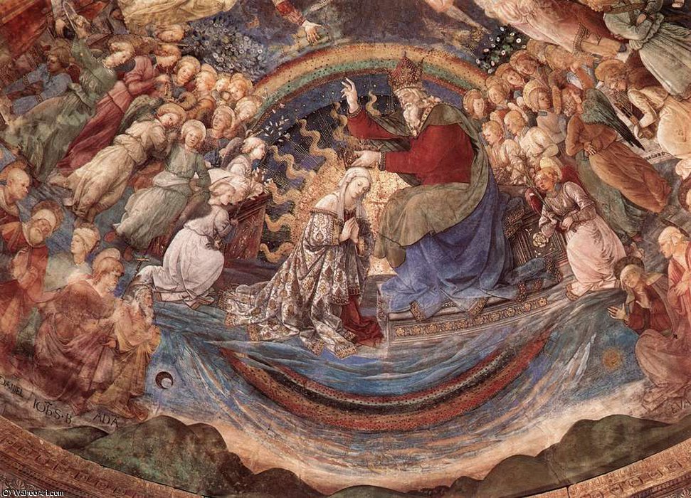 Spoleto-coronation Of The Virgin — Filippo Di Tommaso Lippi